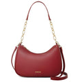 Anti-Theft Shoulder Bag for Women | RFID Crossbody Purse | Lightweight Crescent Hobo Handbag for Travel & Daily Use - color: A-burgundy