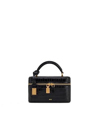 JW PEI Women's Cleo Box Shape Top Handle Bag - color: Black Croc