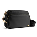 Joryin Anti Theft Crossbody Bag for Women, Slash-resistant RFID Blocking Travel Purses, Small Shoulder Bag Handbag, Nylon - color: Black