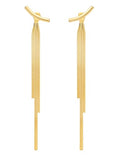 Long Dangle Earrings for Women – Elegant Dainty Tassel 18K Gold Plated Earrings for Womens in Prom Lightweight and Hypoallergenic Dangling Gold Earings for Women and Teens - color: Izumi Gold