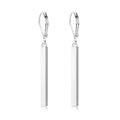 Leverback Earrings Dangle Earrings for Women Dangly Earrings Anniversary Birthday Gifts for Women - style: Vertical Bar Earrings-Silver