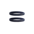2pcs Chunky Metal Spring Bracelet for Men Shirt Sleeve Wristband Arm Band Elastic Armband Coil Stackable Snake Chain Bracelet Simple Fashion Jewelry - color: Black