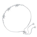 LeCalla 925 Sterling Silver Bolo Bracelet | Women's Italian Handmade Solid Adjustable Bolo Slider Bracelet | Lightweight Chain Bracelet Jewelry for Wife Girlfriend Her - color: Elephant Sliding Bolo