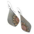 Boho Earrings, Statement Earrings, Teardrop Sunflower Earrings, Dangle Ethnic Earrings for Women, Handmade Bohemian Trendy Boho Vintage Jewelry - style: Sunflower