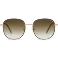 SOJOS Classic Trendy Square Sunglasses for Women Men Cute Big Frame Gold Shades SJ1137 - color: Dark Green/Gradient Brown
