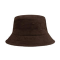 Hot Summer Bucket Hat - Trendy Cotton Sun Hat for Beach, Golf, Fishing - Fun Outdoor Vacation Boonie for Men and Women - color: Coffee