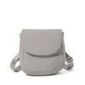 Baggallini Swift Flap Mini Crossbody - color: B-lite Silver Sand