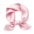 Ciormis 100% Mulberry Silk Scarf-Women's 21''/27''Square Silk Hair Head Scarf Neckerchief with Gift Packaged - color: 21''x 21''-style 21-pink