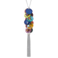Noessla Boho Long Pendant Necklaces for Women Silver Tassel Long Necklace Sweater Chain Mothers Day Gifts Silver Costume Jewelry for Women - color: 81-Colorful