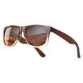 KALIYADI Womens-Sunglasses Polarized-Sunglasses for Women: Retro Trendy Sun Glasses With UV400 Protection for Driving Travel - color: Z01-bright Gradual Tea Frame Gradual Tea Lens