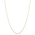 Kooljewelry Womens Classic Rope Chain - 10k Yellow Gold Barely-There Necklace, Thin Lightweight - size: 18 inch, style: 0.7 mm wide