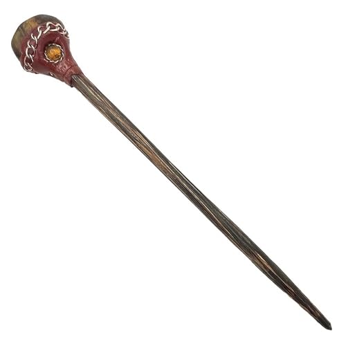 Mia Jewel Shop - Natural Tumbled Healing Gemstone Crystal Chonta Wooden Hair Sticks – Handmade Hair Sticks for Women | Hair Pins Boho Reiki Accessories, Fashion Gifts (Brown Tiger's Eye) - color: Brown Tiger's Eye