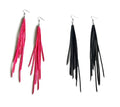 Boho Tassel Fringe Earrings for Women Western Fringe Leather Drop Dangle Earrings Ethnic Dangling Long Tassel Earrings Elegant Thread Feather Jewelry Gifts - style: style 3