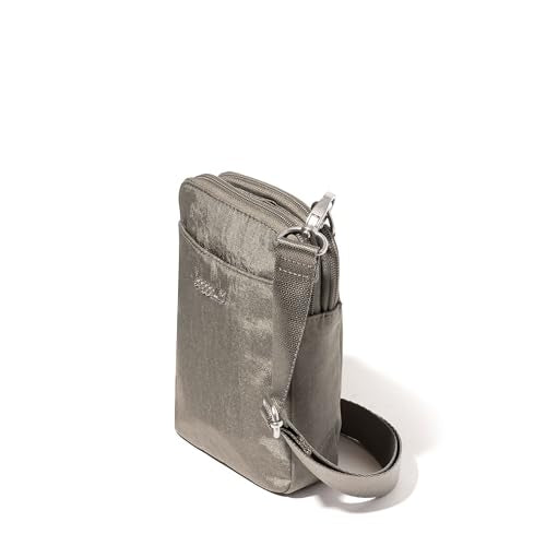 Baggallini Women's Modern Take Two Rfid Crossbody - color: Sterling Shimmer