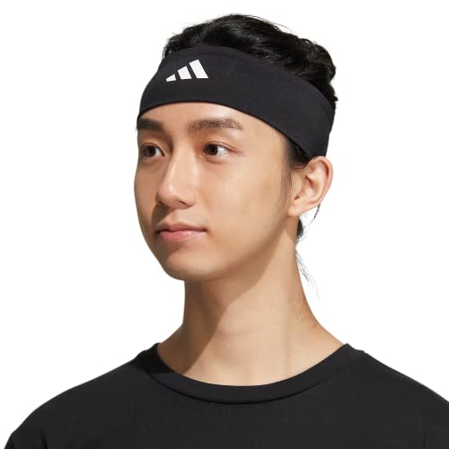 adidas Alphaskin Tie Headband - color: 3/Black/White