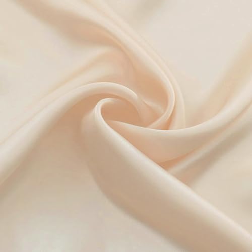 Ciormis 100% Mulberry Silk Scarf-Women's 21''/27''Square Silk Hair Head Scarf Neckerchief with Gift Packaged - color: 21''x 21''-style 03-beige
