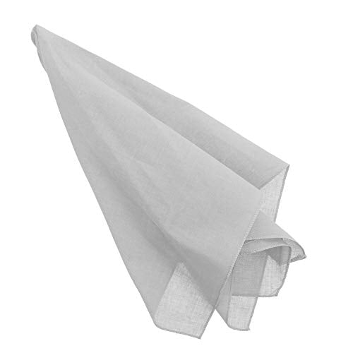 Motique Accessories Solid Color Bandana - Set of 4 - color: Navy White