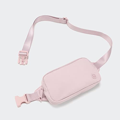 Pander Mini Belt Bag – Ultra Compact, Fits 6.7” Phone, Lipstick, Earbuds, Essentials, Small Crossbody Waist Purse, Pink - color: Pink