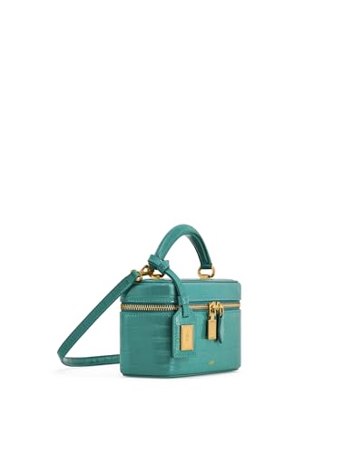 JW PEI Women's Cleo Box Shape Top Handle Bag - color: Green Croc