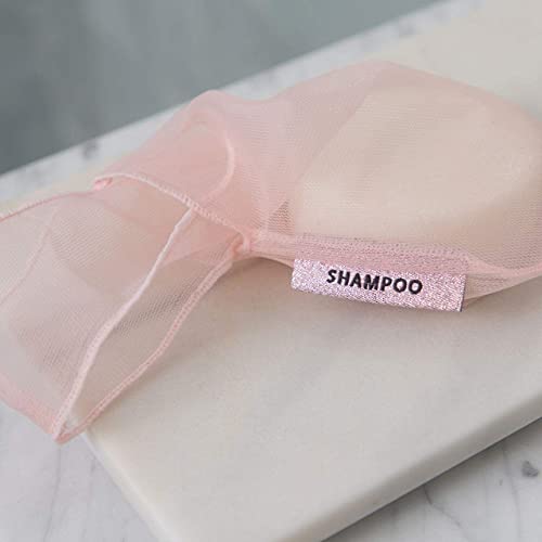 Kitsch Bar Soap Saver Pouch – Patented Mesh Soap Bag for Shampoo and Conditioner Bars - Extends Use & Prevents Soggy Mess - Recycled Beauty Bar Bag, Eco-Friendly - Blush - color: Blush