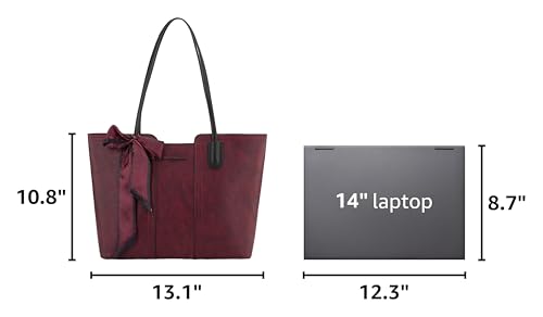 Montana West Tote Bags for Women Top Handle Satchel Purses - color: Dahila Red
