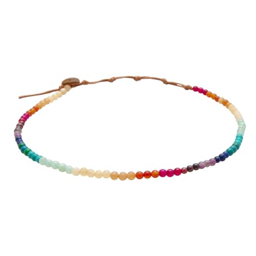 Lotus and Luna 7 Chakra Necklace for Women - Healing Crystal Necklace with Genuine Stones (Master Healer) to Bring Balance and Healing to Mind and Body - Handmade Jewelry Gift - style: Divine Healer Healing