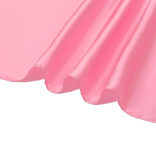 RIIQIICHY 35 Inch Head Scarf for Women Hair Scarf Like Silk Scarf Square Scarf Bandanas for Women - color: Pink