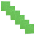 Motique Accessories Solid Color Bandana - Set of 6 Bandannas - color: Green