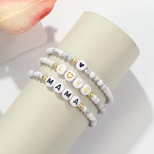 Elegance 11 designs Heishi Beaded Bracelets For Women Polymer Clay Colorful Surfer Stackable Beads Boho Bracelet Summer Beach Jewelry - color: Shiraishi