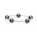 Elegance 11 designs 10mm Crystal White Pearl Blessing Bracelet - style: style-black