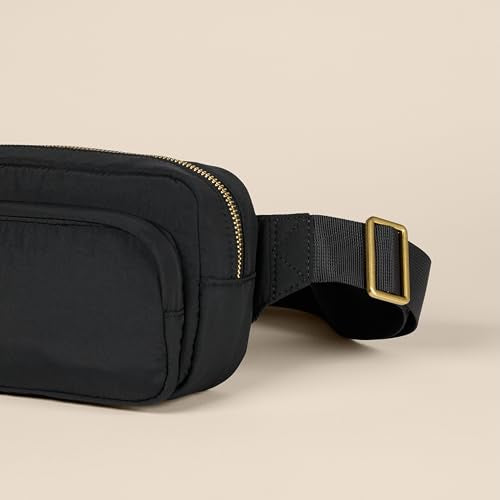 Amazon Essentials Women's Nylon Bum Bag Belt Bag - color: Black