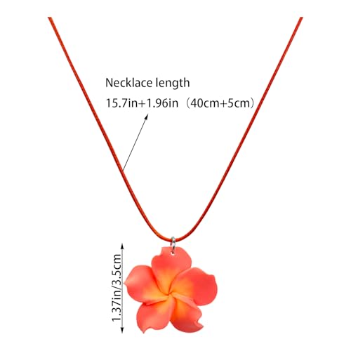 4 Pairs Tropical Bohemian Dangle Earrings For Women Hawaii Plant Daisy Flower Drop Earrings Set - color: white