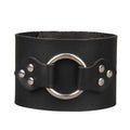 GelConnie Punk Leather Cuff Bracelet Adjustable Straps Wrap Bracelets Arm Armor Cuff Gothic Leather Wristbands for Men, Women - color: MLPB105-Black