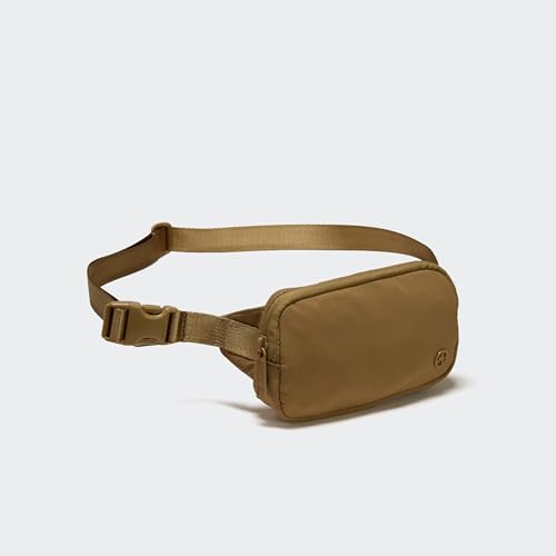 Pander Mini Belt Bag – Ultra Compact, Fits 6.7” Phone, Lipstick, Earbuds, Essentials, Small Crossbody Waist Purse, Brown Allspice - color: Brown Allspice