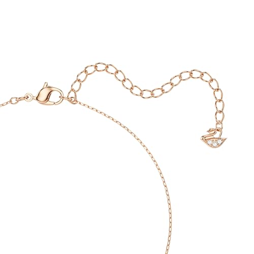 Swarovski Infinity Heart Jewelry Collection, Necklaces and Bracelets, Rose Gold & Rhodium Tone Finish, Clear Crystals - color: Pendant Necklace