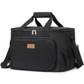 Lifewit Medium Lunch Bag Insulated Lunch Box Soft Cooler Cooling Tote for Adult Men Women, Black 48-Can (33L) - color: Black, size: Mega (33L)