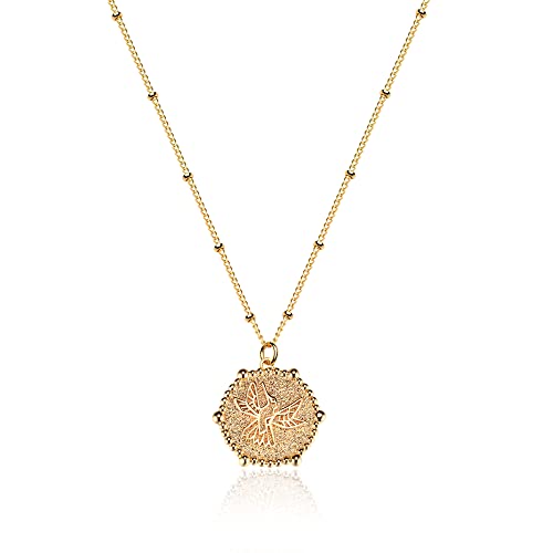Fettero Animal Necklaces for Women 14K Gold Plated Charm Snake Necklace Elephant Bird Cat Butterfly Pendant Cute Dainty Necklace Jewelry - style: A-Hummingbird