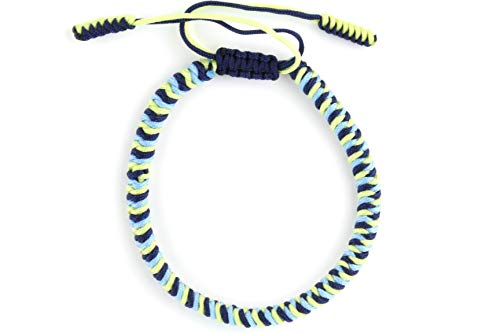 Dowling Brothers One Tibetan Monk Lucky Minimal Rope Buddhist Handmade Knot Bracelet - color: FIESTA