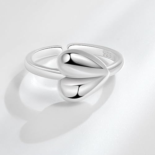 Handmade 925 Sterling Silver Ring Boho Thumb Band Open Statement Rings for Women Jewelry Christmas Gifts - color: Pattern 3