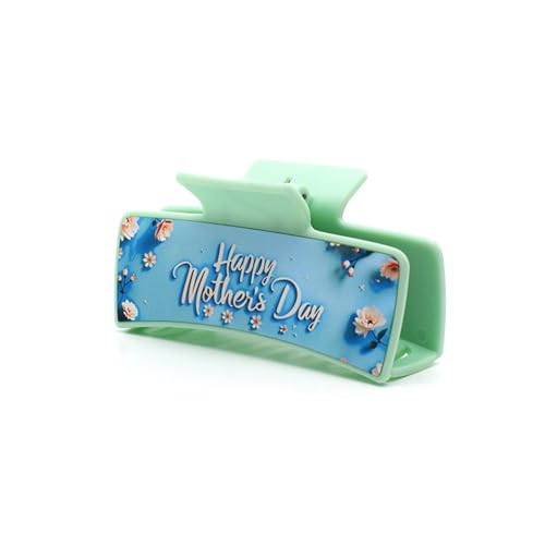 Stylish Hair Clip Fashionable Sublimation Aluminum Plate Hair Clip for Women Heat Transfer Technology Hairpin - color: Black