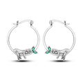 NARMO 925 Sterling Silver Hoop Earrings for Women Hypoallergenic Lightweight Simple Huggie Hoop Earrings Twisted Hoop Earrings Colorful Cubic Zirconia Hoop Earrings Rainbow Hoop Earrings - color: Sloth