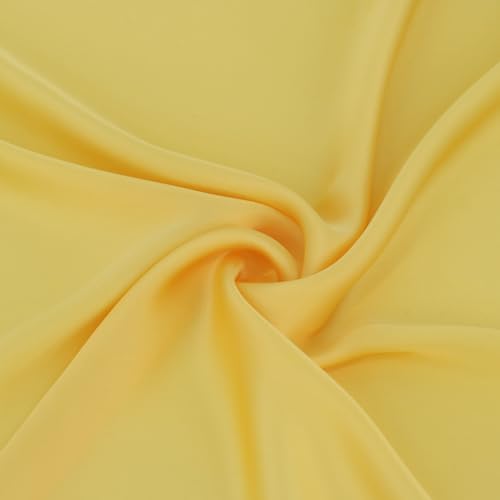 vimate Head Scarf for Women Hair 27'' Square Satin Silk Feeling Bnadana Neck Scarf Handbag Accessories Etc - color: C86#. Yellow