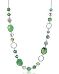 PEARL&CLUB Long Beaded Necklaces For Women - Sweater Chain Fashion Jewelry Necklace Gifts For Women - color: 23-Jade Green