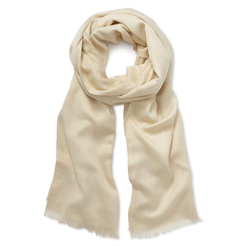 Calvin Klein womens Lightweight Wrap Scarf - color: Eggshell