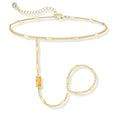 Birthstone Gold Bracelets for Women Trendy 14K Gold Plated Hand Chain Bracelet Stack Stackable Friendship Birthday Bracelets Gifts Christmas Stocking Stuffer for Women - color: 11 November