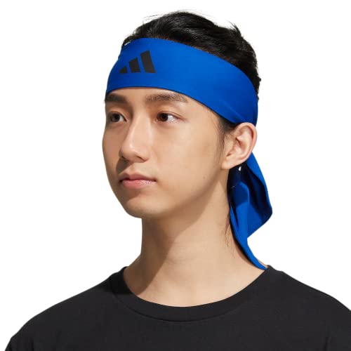 adidas Alphaskin Tie Headband - color: Tie/2/Collegiate Royal Blue/Black