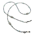Damanse Beaded Glasses Chain,Eyeglass & Sunglass Strap For Women Stylish - color: Boho Blue Dot