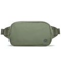 Pander Mini Belt Bag – Ultra Compact, Fits 6.7” Phone, Lipstick, Earbuds, Essentials, Small Crossbody Waist Purse, Grey Sage - color: Grey Sage