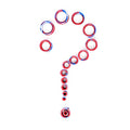 WBRWP 20/28pcs Ear Stretching kit Set: Hollow Hard/Soft Silicone Plugs and Tunnels Ear Expander Gauges Stretcher Body Piercing Jewelry - style: 28pcs Thick/Mixed Blue&Red&White