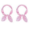 American Trends Women Silk Feeling Scarf Satin Head Scarves Square Wrap Neck Scarf Lightweight Silk Like Bandana - color: Z 2 Pack Pink